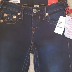 TRUE RELIGION Billie Mid Rise Straight Denim
